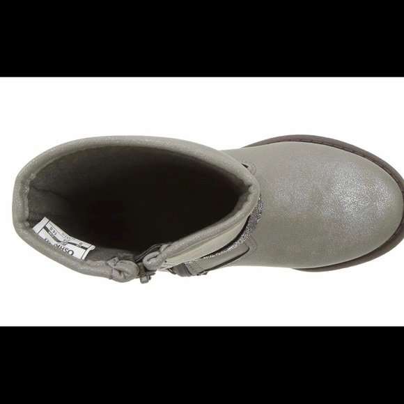 OSHKOSH Children’s Grey sparkly fashion boots - Picture 6 of 10